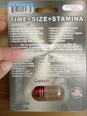 Nashorn 69/7 Kapsel-Sex-Pillen Blasen-Karten-Verpacken-Matt-/glattes Oberflächenende