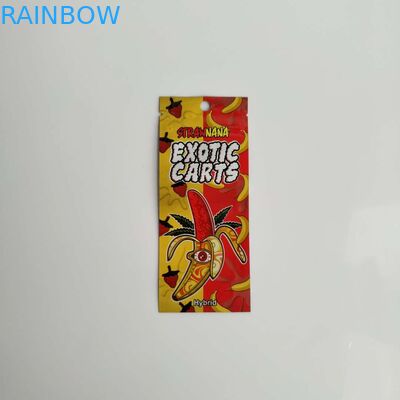 Drei Seite Siegel- Plastik- Beutel, die wiederversiegelbare Reißverschluss-Vape-Öl-Stift-Patronen-Tasche verpacken