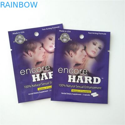 CMYK-Farbfolien-Beutel-Verpackenpillen-Kapseln, die Taschen-Plastik-Beutel verpacken