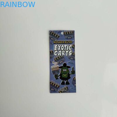 Wiederverwendbare Plastikbeutel, die exotische Wagen-Goldspitzen-Plastik-Tasche mit Reißverschluss verpacken