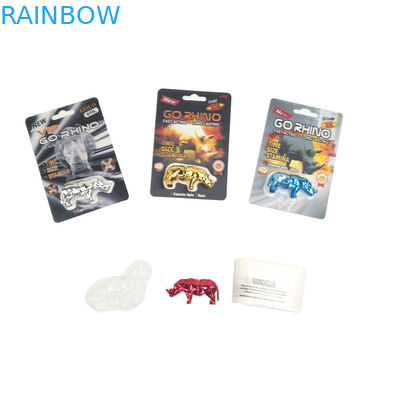 Karte neueste des Mamba-Rappen-Superpanther-3D für verpackenden männlichen Platin-Sex-Pillen-Satz des Verbesserungs-Pillen-Nashorn-600K 700K