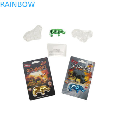 Karte neueste des Mamba-Rappen-Superpanther-3D für verpackenden männlichen Platin-Sex-Pillen-Satz des Verbesserungs-Pillen-Nashorn-600K 700K