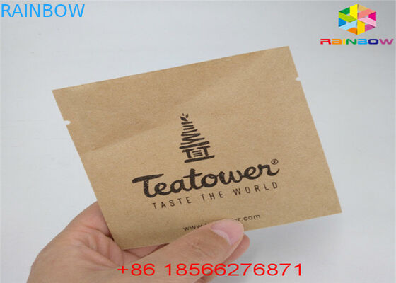 Matcha-Tee stehen oben Reißverschluss-Beutel, lamellierte, die materielle Aluminiumfolie Kraftpapier aufbereiten