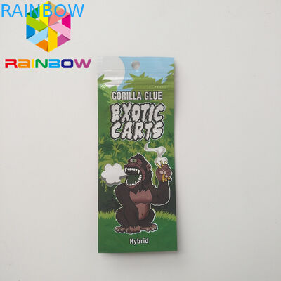 Ganz eigenhändig geschriebe Vape-Patronen-Plastikbeutel, die Cbd-Öl-mit Reißverschluss exotische Wagen verpacken