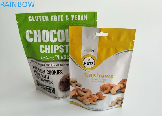 Kundenspezifisch stehen Sie oben das Beutel-köstliche Plätzchen, das versiegelbares Plastiktasche-Gravüren-Drucken verpackt