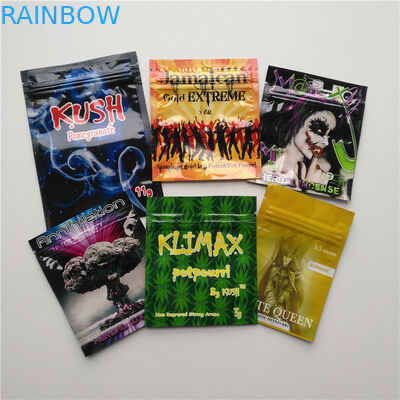 Kräuterweihrauch-kleine Plastikbeutel essbares Gummies trägt Frogies-Süßigkeits-Tasche