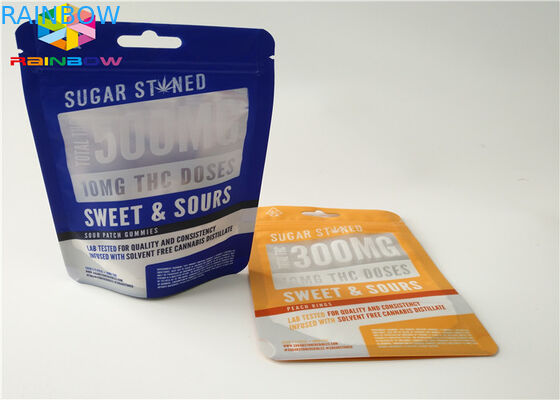 Aluminiumfolie-Zipverschluss-Plastiktasche-Verpacken- der Lebensmittelbeutel-Sondergröße mit Riss-Kerbe