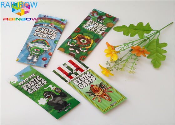 Öl-Patronen-Verpacken der Kräuterweihrauch-wiederversiegelbares Plastiktasche-AC1003 CBD Vape angewendet