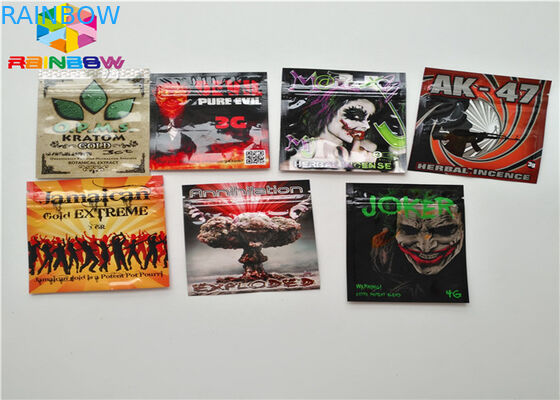 Öl-Patronen-Verpacken der Kräuterweihrauch-wiederversiegelbares Plastiktasche-AC1003 CBD Vape angewendet