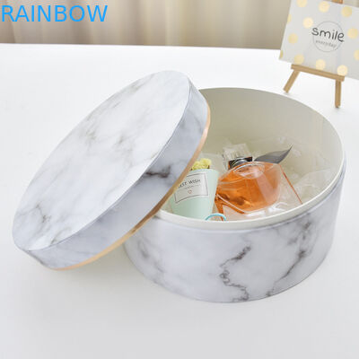 Wasserdichte recyclebare Papierkasten-Verpackenpapprunde Blumen-Kästen mit Logo