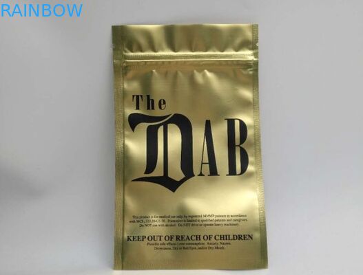 Zipverschluß stehen oben Beutel-verpackenden Aluminiummattbeutel für Nahrungsmittelpaket-Samen