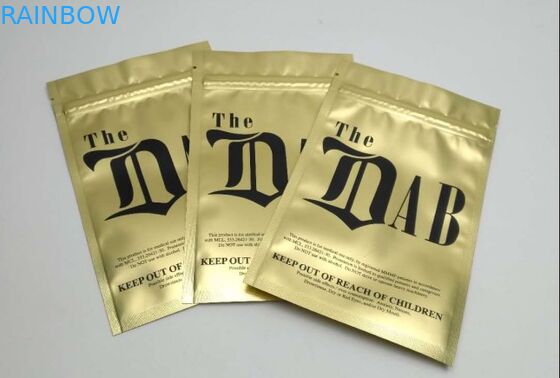 Zipverschluß stehen oben Beutel-verpackenden Aluminiummattbeutel für Nahrungsmittelpaket-Samen