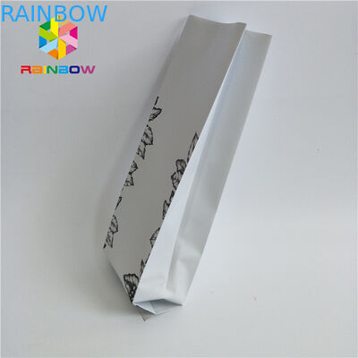 Kraftpapier-Seitenkeil stehen oben Kaffee-Beutel, Siegelplastiktasche-kundenspezifisches Drucken