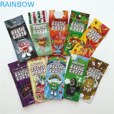 Wagen-exotische Plastikbeutel, die Zipverschluss-Taschen-Plastik-Art kundenspezifisches Drucken verpacken