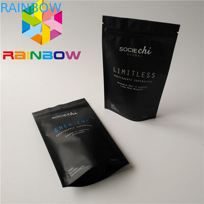 Der materielle Nahrungsmittelgrad stehen oben Reißverschluss-Beutel-kegelförmige Moringa-Pulver-Tasche mit Folien-Zwischenlage