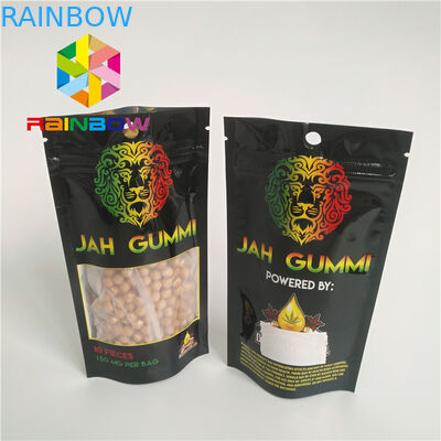 Druckfolie lamellierte Plastik mit Reißverschlussstehen oben das Beutel Mmj-Unkraut-Hanf-Verpacken
