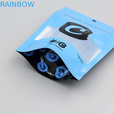 Der kundenspezifische Kräuterweihrauch, der Plätzchen 3.5g verpackt, sackt Plastik-Kinderbeweis mit klarem Fenster ein