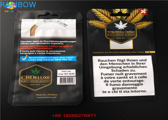 Lamelliertes Aluminiumkissen Packa blase CBD GUMMIES Plastiktaschen mit Fenster