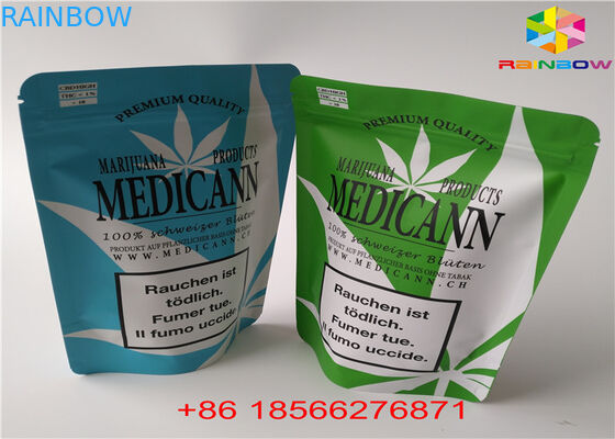 Lamelliertes Aluminiumkissen Packa blase CBD GUMMIES Plastiktaschen mit Fenster