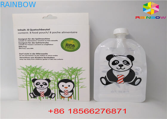 Die FDA-/SGStüllen-Taschen, die Aluminiumfolie verpacken, stehen oben Taschen für flüssige Nahrung/Getränk