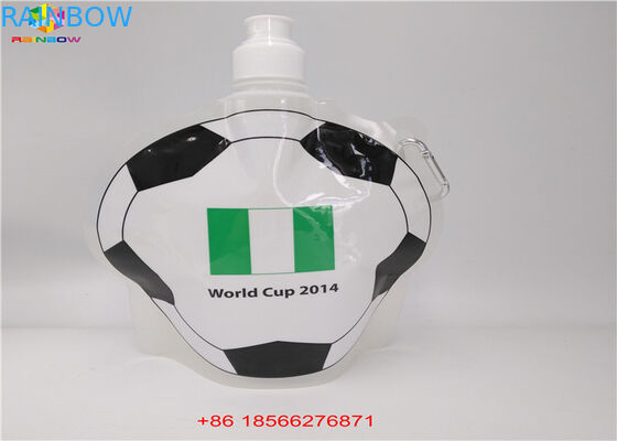 Wiederverwendbare flüssige Tüllen-Taschen, stehen oben Beutel mit Kappe Doypack-Folien-Saft-Tülle