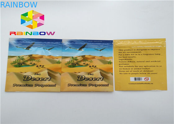 Kleine Verpackungs-Taschen mit Reißverschluss, Aluminiumfolie-Beutel für Kräuterweihrauch-Energie-Pillen