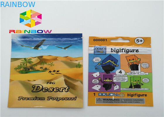 CMYK-Druckheißsiegel-Verpackentaschen, Geruch-Beweis stehen oben Reißverschluss-Beutel