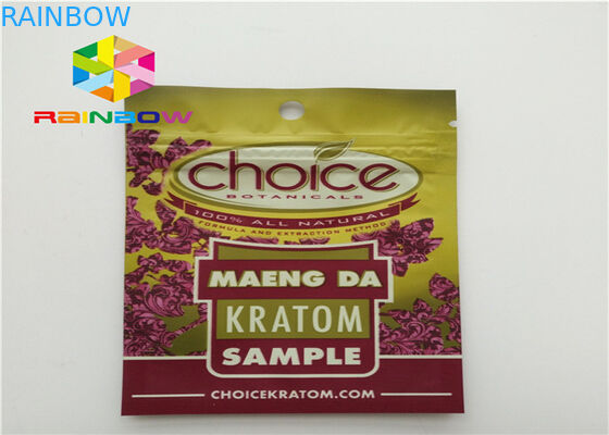 Glatter/Matteffekt-Plastikbeutel, die Seitendichtung drei für Kräuterweihrauch verpacken