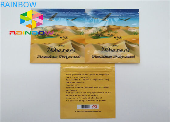 Kräuterweihrauch-Taschen-Plastikbeutel, die Kratom-Beutel-Energie-Pillen-Reißverschluss-Verschluss verpacken