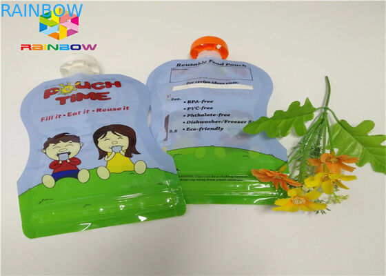 Aluminiumfolie stehen oben das Tüllen-Beutel-Verpacken, das Plastik 120ml druckend besonders angefertigt wird