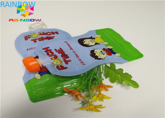 Aluminiumfolie stehen oben das Tüllen-Beutel-Verpacken, das Plastik 120ml druckend besonders angefertigt wird