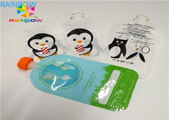 Aluminiumfolie stehen oben das Tüllen-Beutel-Verpacken, das Plastik 120ml druckend besonders angefertigt wird