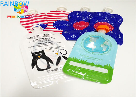 Aluminiumfolie stehen oben das Tüllen-Beutel-Verpacken, das Plastik 120ml druckend besonders angefertigt wird