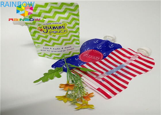 Aluminiumfolie stehen oben das Tüllen-Beutel-Verpacken, das Plastik 120ml druckend besonders angefertigt wird