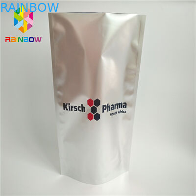 Die wiederversiegelbaren Aluminiumfolie-Verpackentaschen, lamelliert stehen oben Reißverschluss-Beutel-Nahrungsmittelgrad