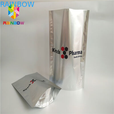 Die wiederversiegelbaren Aluminiumfolie-Verpackentaschen, lamelliert stehen oben Reißverschluss-Beutel-Nahrungsmittelgrad