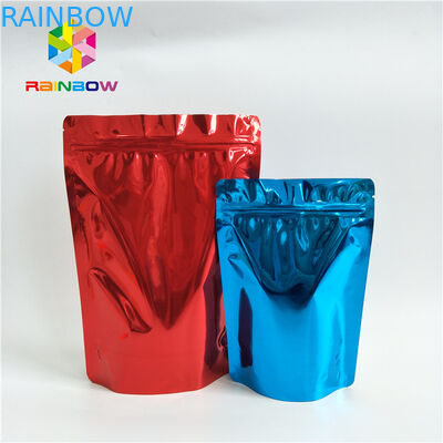 Nahrungsmittelgrad-Gewohnheit druckte stehen oben Beutel Druckgeruch-Beweis-Aluminiumfolie-Reißverschluss