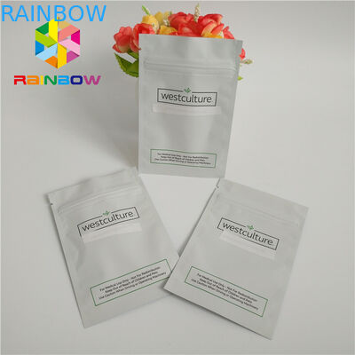 Kosmetische Sahneöl-Zipdichtungs-Taschen, besonders angefertigt, Aluminiumfolie-Beutel druckend