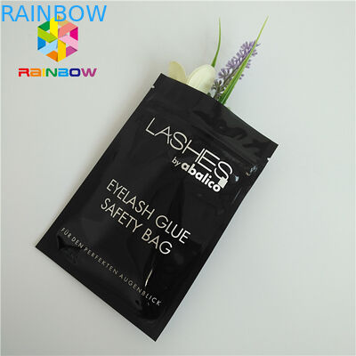 Ganz eigenhändig geschrieben Zipspitzen-Heißsiegel-stehen die Verpackentaschen-Wimpern oben Beutel-klare Front