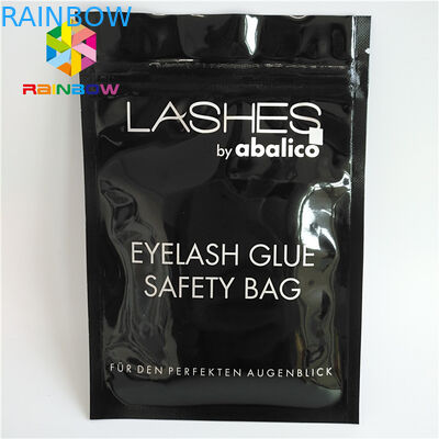 Ganz eigenhändig geschrieben Zipspitzen-Heißsiegel-stehen die Verpackentaschen-Wimpern oben Beutel-klare Front