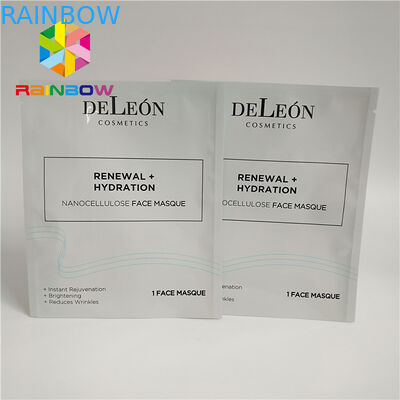 3 Schichten lamellierte materielle Plastikbeutel, die Masken-Folien-Tasche mit Reißverschluss für Gesichtsaugen-Maske verpacken