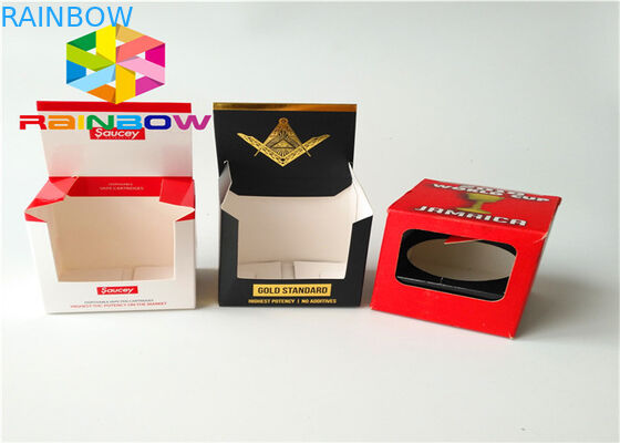 Fertigen Sie den Logo-Papierkasten besonders an, der glatte Folien-kosmetische Papierverpackung aufbereitetes Material verpackt