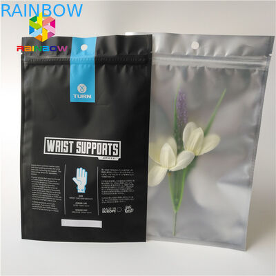 Telefon-Kasten-Plastik mit Reißverschluss Siegeltaschen, stehen oben die versiegelte Seite der Reißverschluss-Beutels-drei