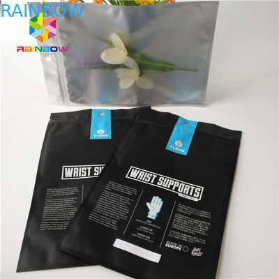 Telefon-Kasten-Plastik mit Reißverschluss Siegeltaschen, stehen oben die versiegelte Seite der Reißverschluss-Beutels-drei