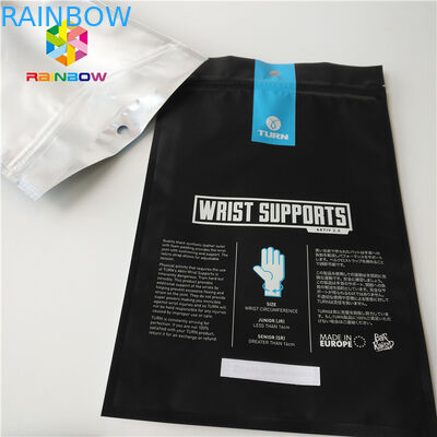 Telefon-Kasten-Plastik mit Reißverschluss Siegeltaschen, stehen oben die versiegelte Seite der Reißverschluss-Beutels-drei