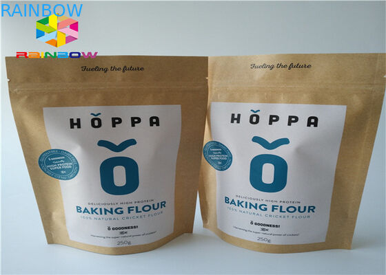 Matteffekt kleine Aluminiumfolie-Zipverschluss-Papiertüte-Verpackenbeutel Doypack für Nahrung