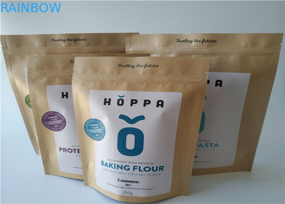 Matteffekt kleine Aluminiumfolie-Zipverschluss-Papiertüte-Verpackenbeutel Doypack für Nahrung