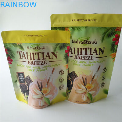 Imbiss-Verpackentaschen Doypacks Plastik, Aluminiumfolie stehen oben Taschen mit Reißverschluss für Trockenfrüchte