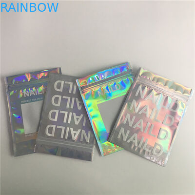 Aluminiumfolie-Taschen-Make-up wiederverwendbare Plastik SGS/FDA, welche die Seite drei versiegelt verpackt