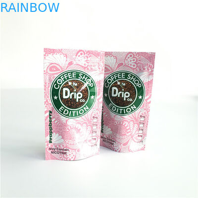 Das kundenspezifische Druckplastikbeutel-Verpacken steht oben Reißverschluss-Tasche mit einem Weisen-Entgasungsventil